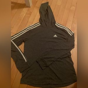 Adidas long sleeve activewear dri-fit shirt. Size XL. Color: Dark Gray